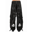 Back Up Skull Bondage Pants White