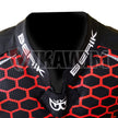 BERIK RED BLACK MOTORBIKE RACING LEATHER SUIT