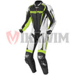 BERIK 2.0 BLACK GREEN MOTORBIKE RACING LEATHER SUIT