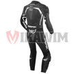 BERIK BLACK WHITE MOTORBIKE RACING LEATHER SUIT