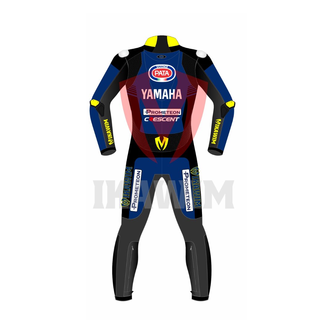 YAMAHA WSBK 2023 MOTORBIKE RACING LEATHER SUIT