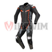 Mikawim Black Orrange Customize Motorbike Racing Suit