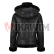 Women's B3 Bomber Hooded Classic Shearling Jacket