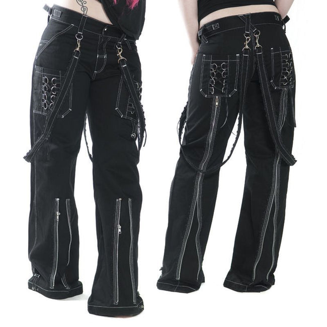 Bondage pants with zipper on the pockets made of 100% strong cotton