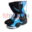 Suzuki Blue Black Motorbike Racing Boots