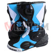 Suzuki Blue Black Motorbike Racing Boots