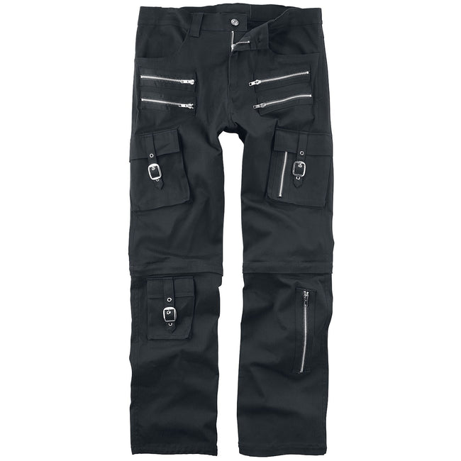 Basics Men Cotton black Straight Pants