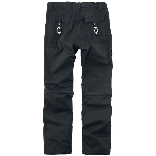 Basics Men Cotton black Straight Pants