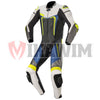 Mikawim Black Yellow Customize Motorbike Racing Leather Suit