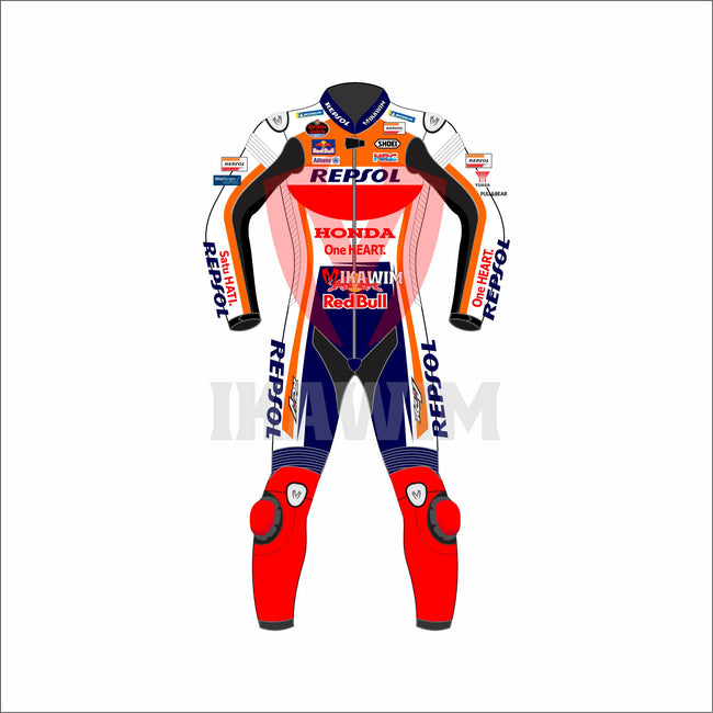 MARC MARQUEZ HONDA REPSOL RACE LEATHER SUIT 2021