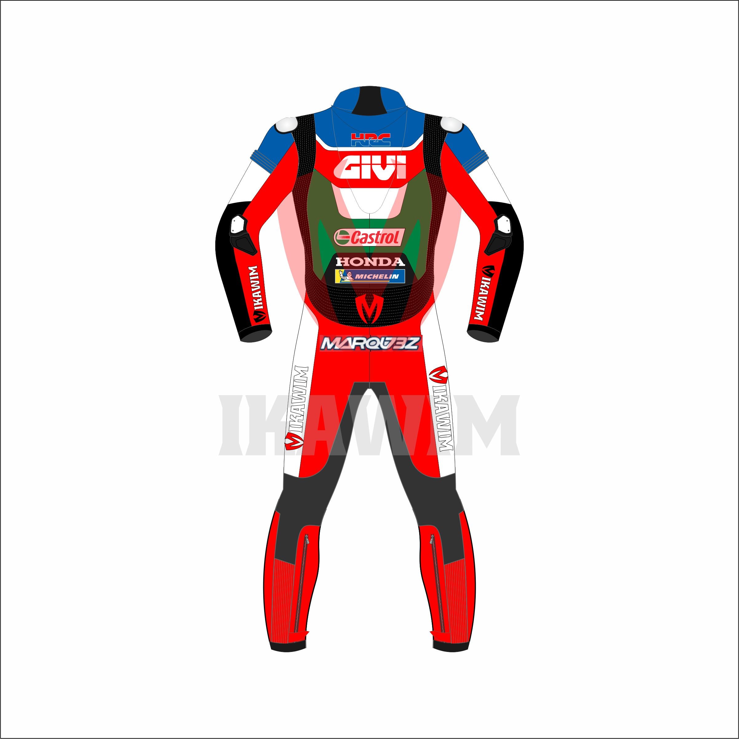 Marc Marquez Honda LCR 2021 Leather Race Suit