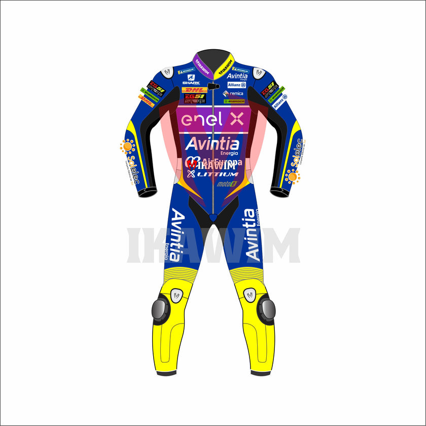 Enel x 2021 Motrobike Racing Leather Suit