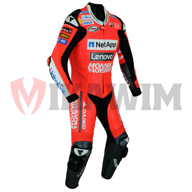 Andrea Dovizioso Ducati Motogp 2019 Motorbike Racing Leather Suit