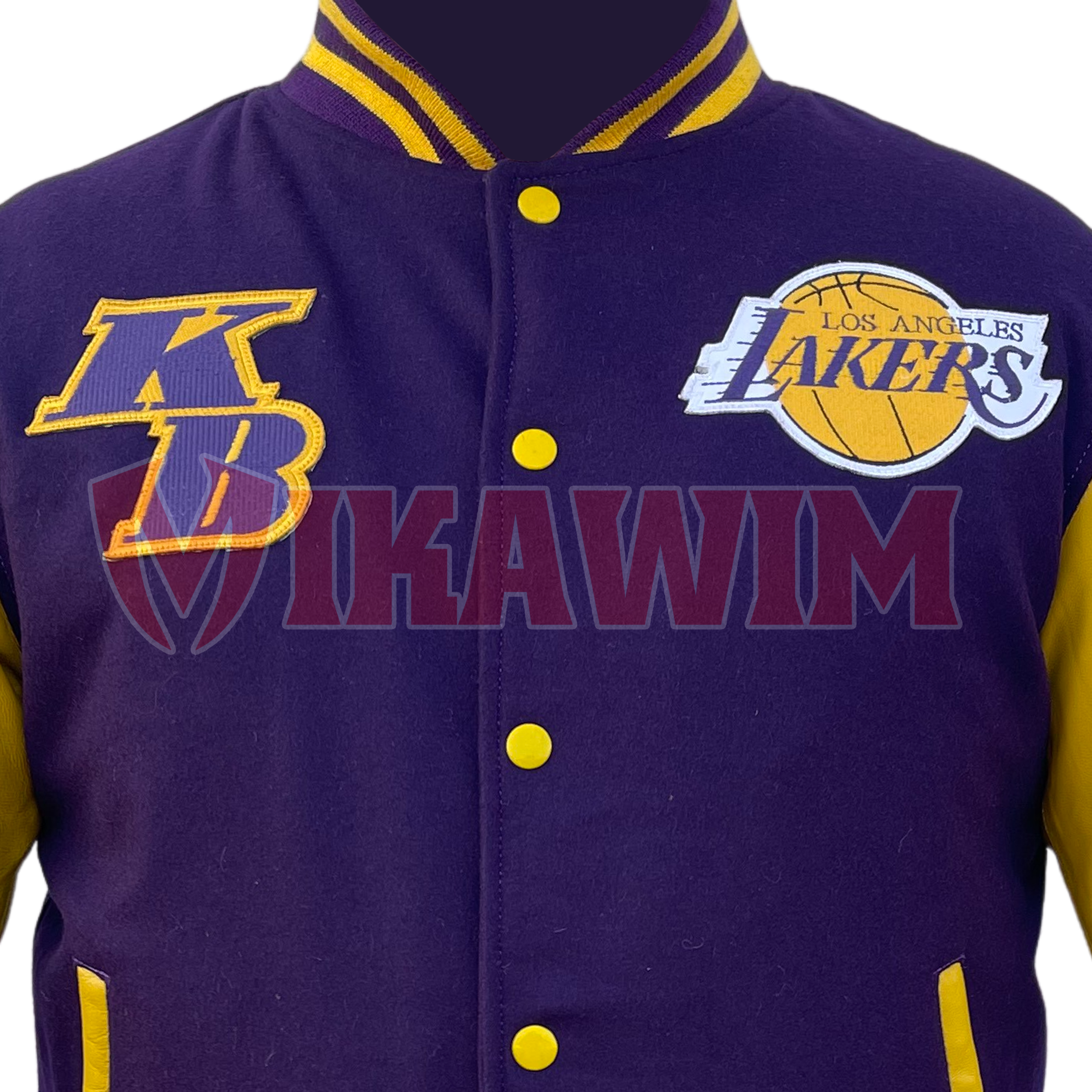 Kobe Bryant Los Angeles Lakers Basketball Varsity Wool Jacket Letterman Bomber