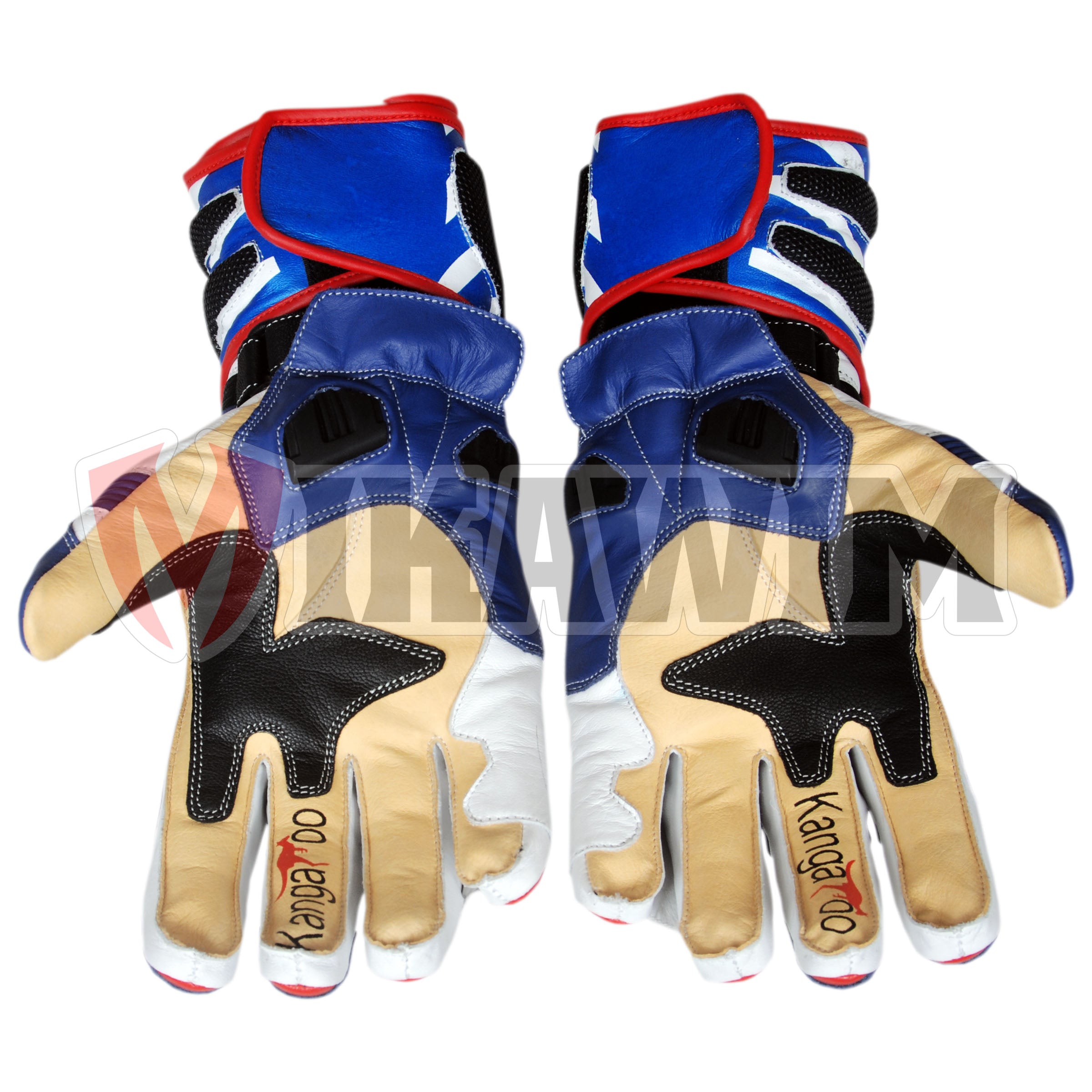 BMW Motorbike Racing Leather Gloves