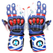 BMW Motorbike Racing Leather Gloves