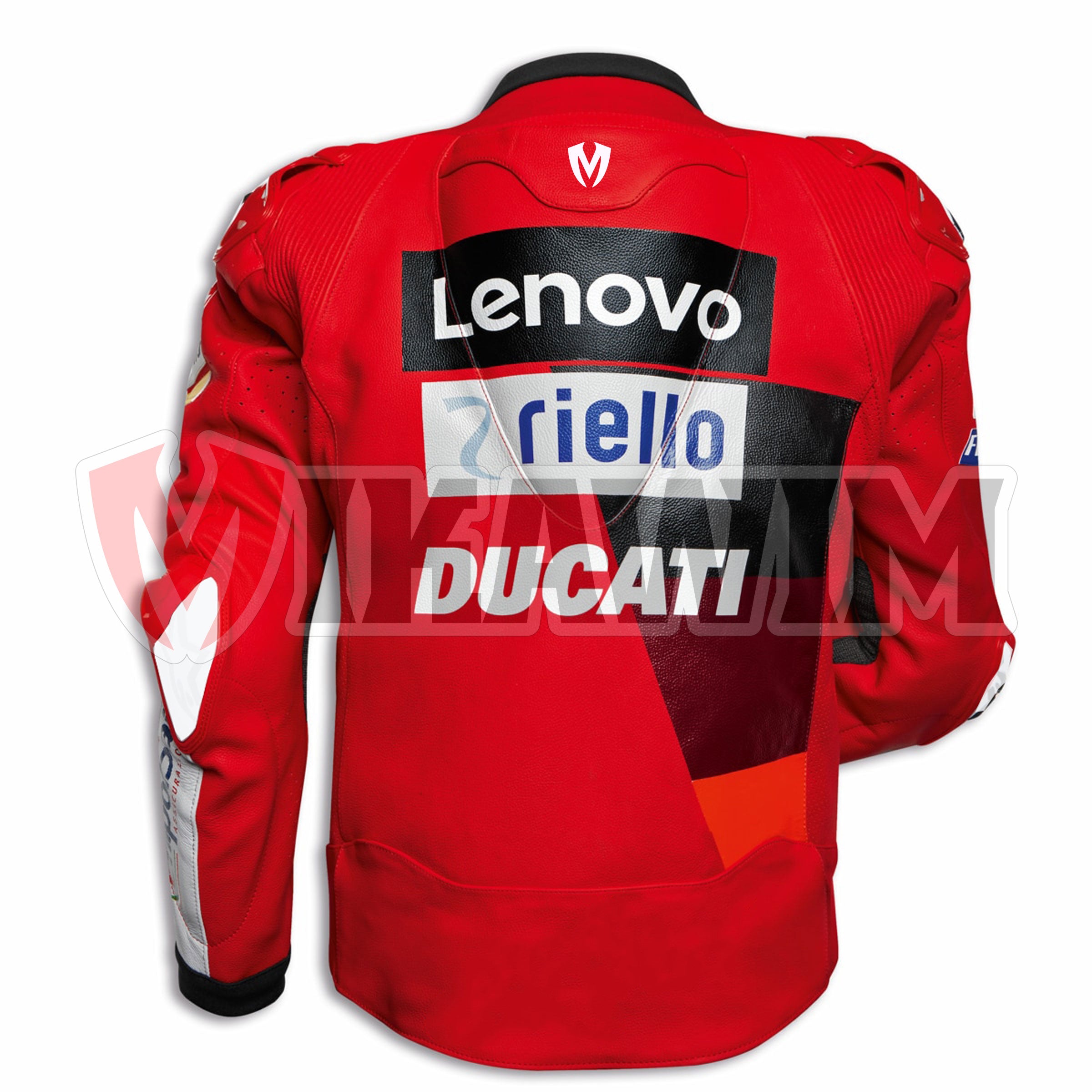 Ducati Corse Men Motorbike Racing Leather Jacket All Sizes