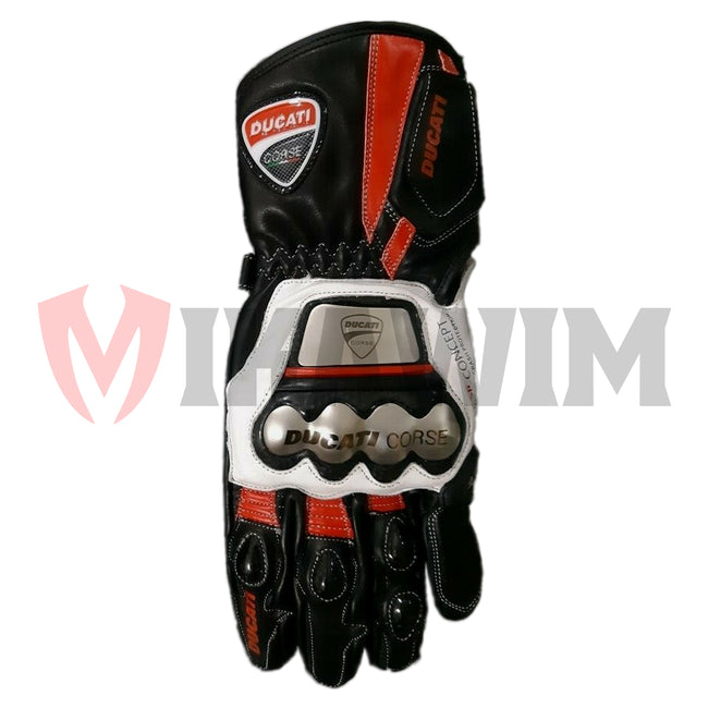 Ducati Corse 2021 Motorbike Racing Leather Gloves