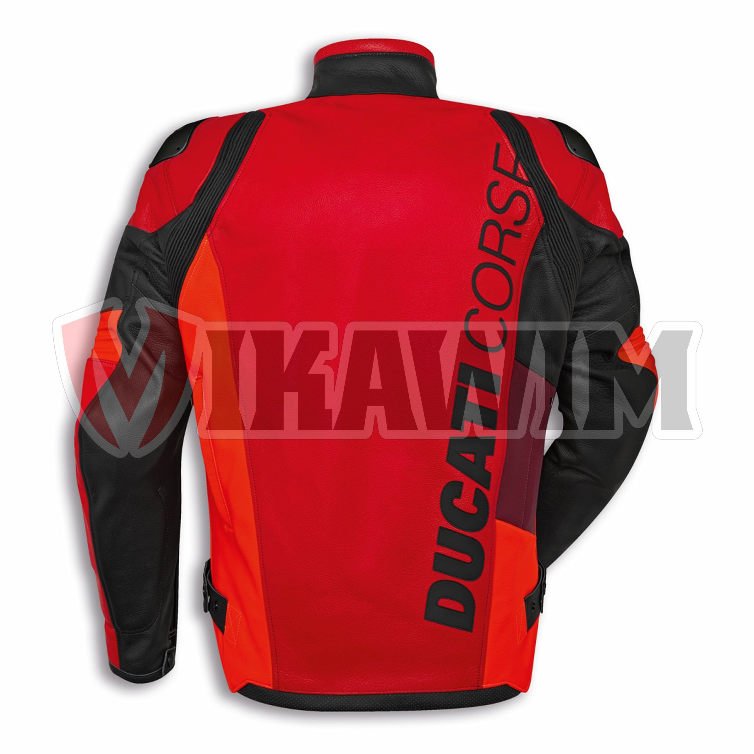 Ducati Corse C6 Motorbike Racing Leather Jacket All Sizes