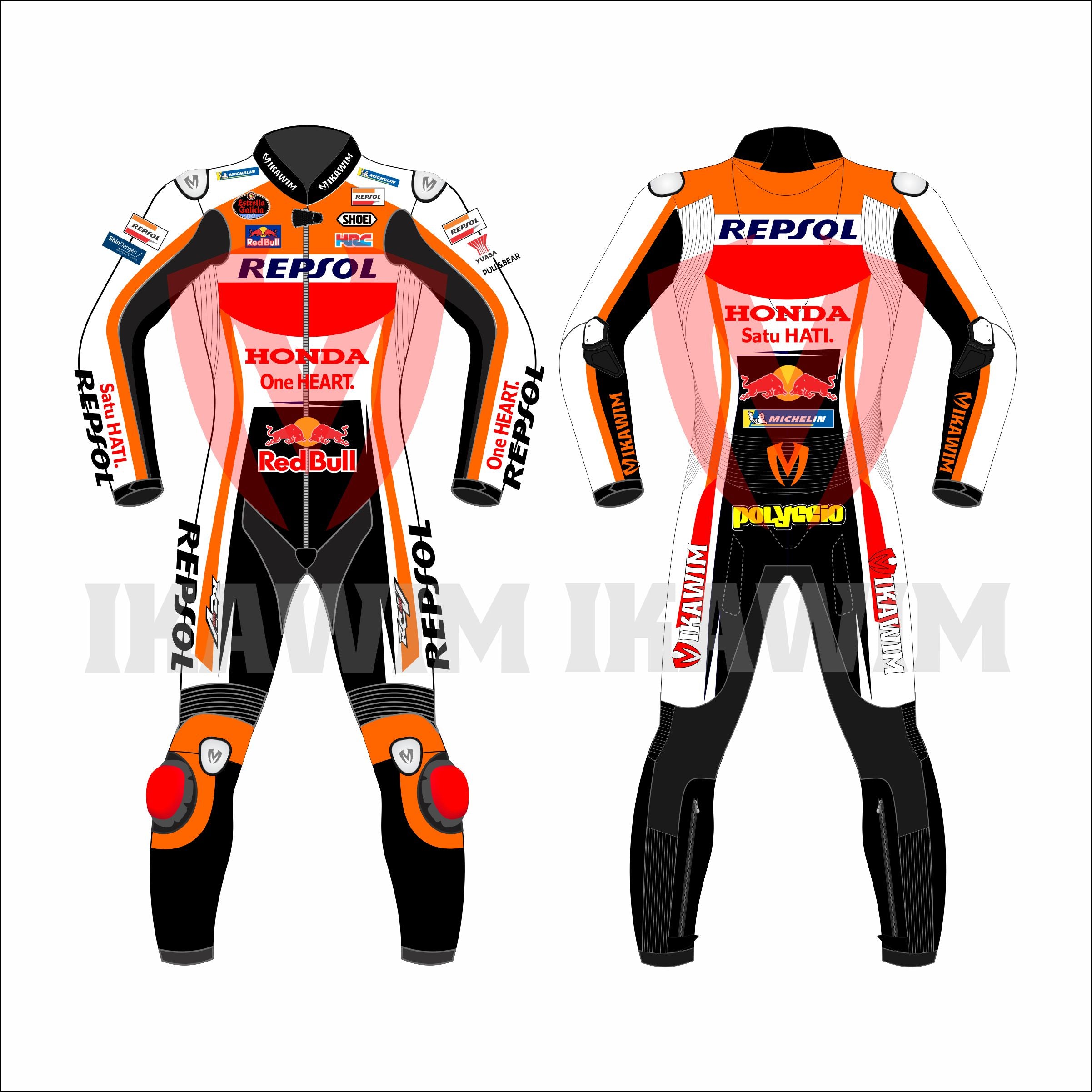 POL ESPARGARO REPSOL HONDA 2021 MOTORBIKE RACING LEATHER SUIT