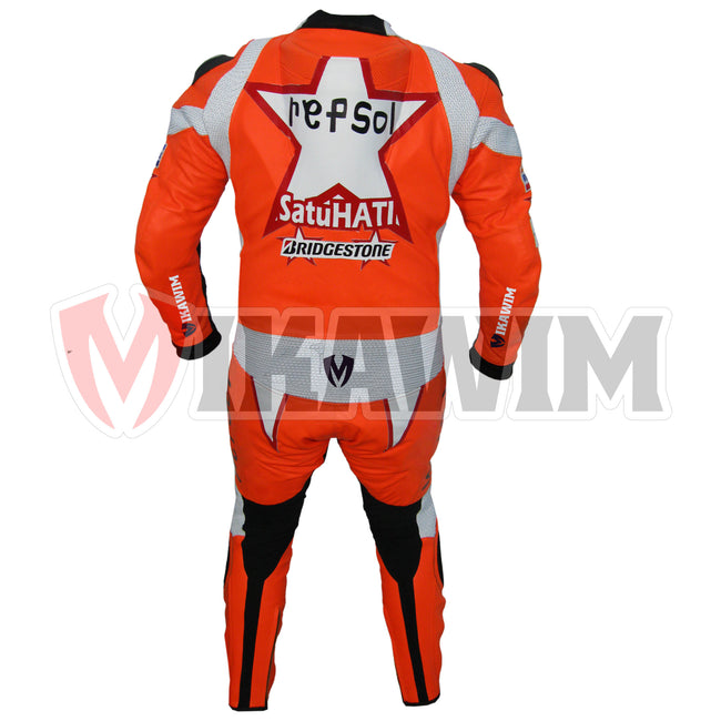 Honda Repsol 100 Wins Motorbike Racing Leather Suit