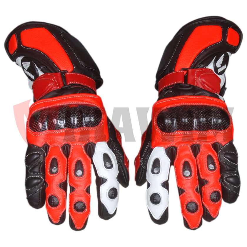 repsol handschuhe Honda Repsol Gloves Motorbike Racing Leather Gloves – Mikawim