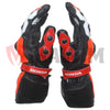 Honda Repsol Orange Motorbike Racing Leather Gloves