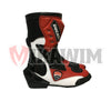 Ducati Red Black Motorbike Racing Boots