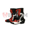 Ducati Red Black Motorbike Racing Boots