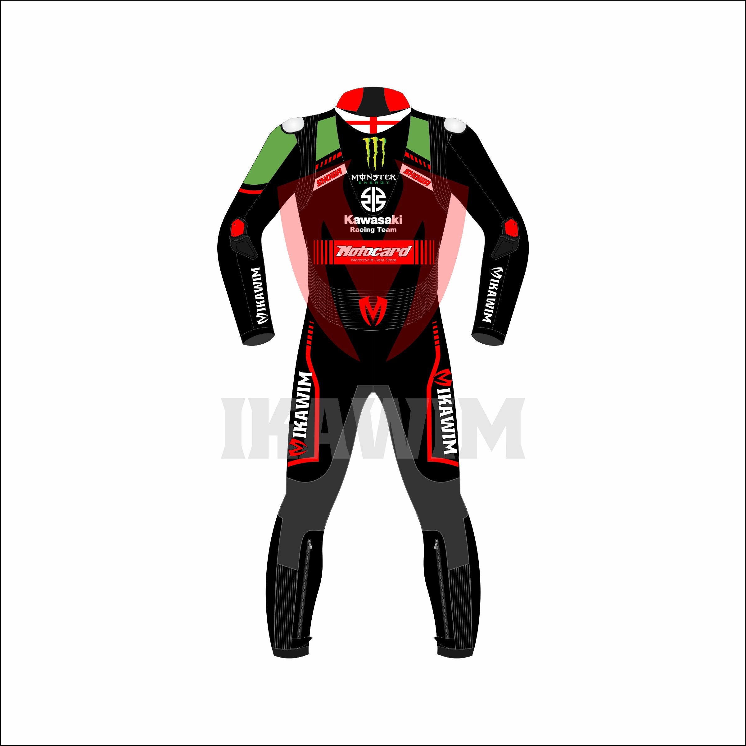 Jonathan Rea Suit Kawasaki Motrobike Racing Leather Suit