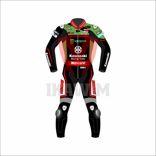 Jonathan Rea Suit Kawasaki Motrobike Racing Leather Suit