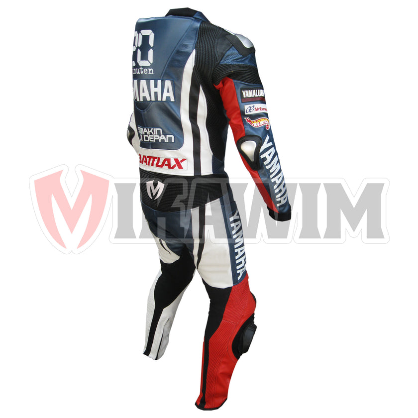 Jorge Lorenzo Yamaha 2013 Motorbike Racing Leather Suit