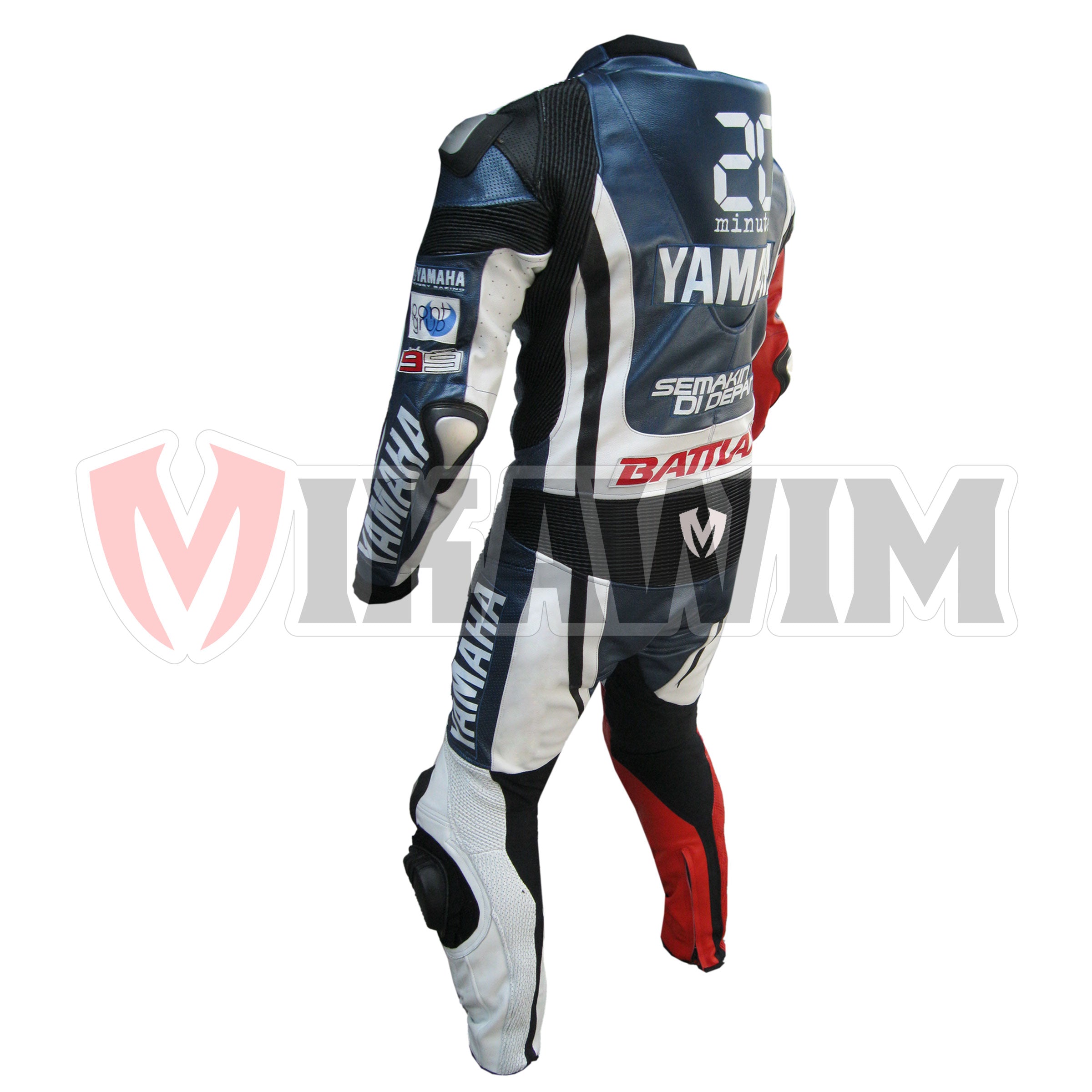 Jorge Lorenzo Yamaha 2013 Motorbike Racing Leather Suit