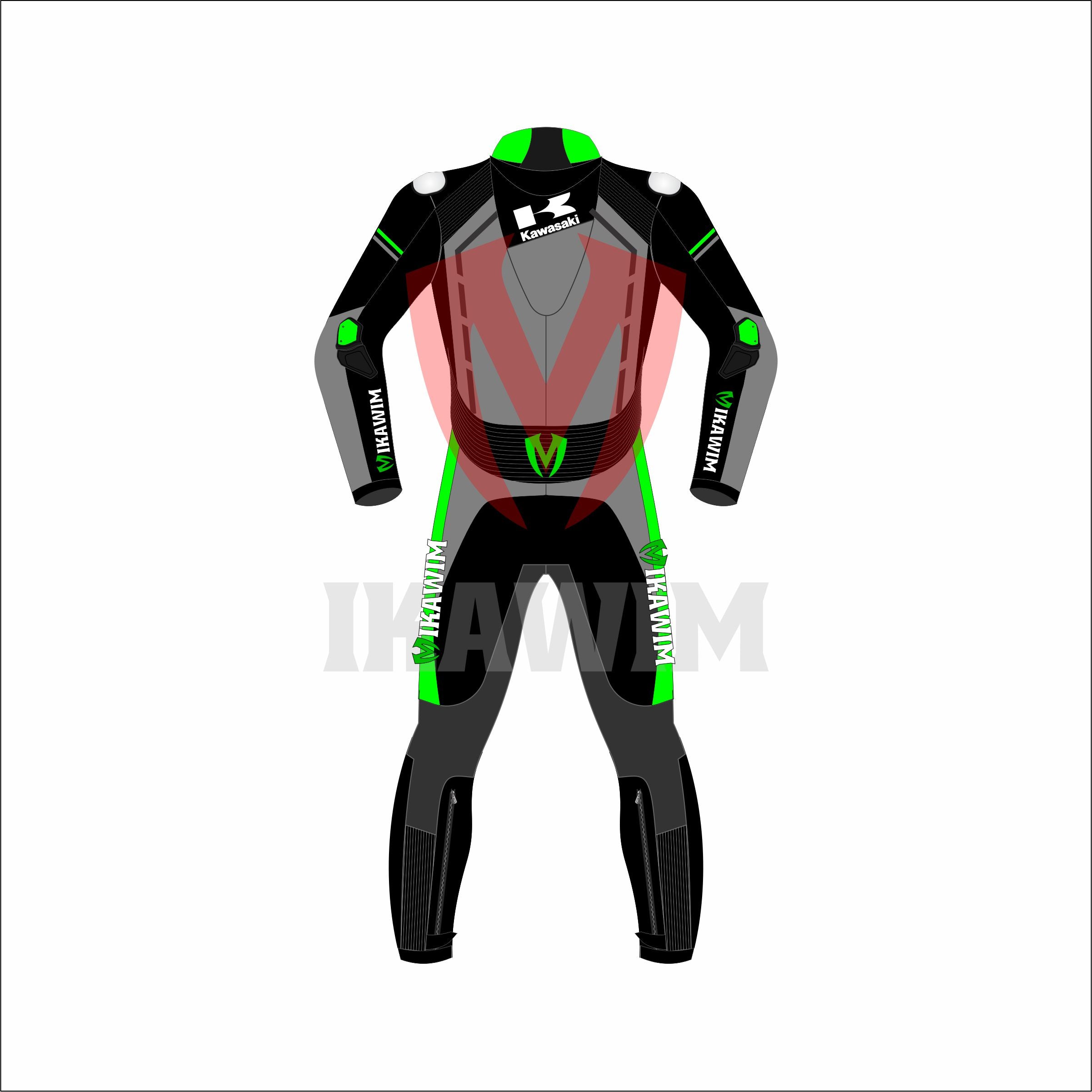 Kawasaki 2021 Motrobike Racing Leather Suit