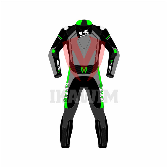 Kawasaki 2021 Motrobike Racing Leather Suit