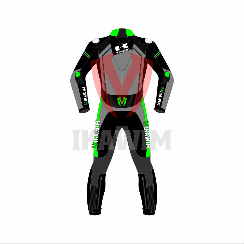 Kawasaki 2021 Motrobike Racing Leather Suit