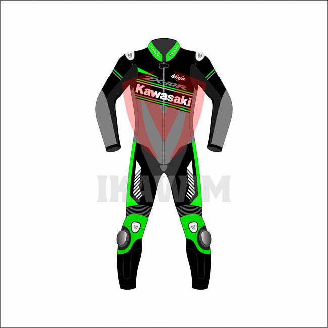 Kawasaki 2021 Motrobike Racing Leather Suit