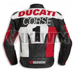 Ducati Corse C5 Motorbike Racing Leather Jacket All Sizes