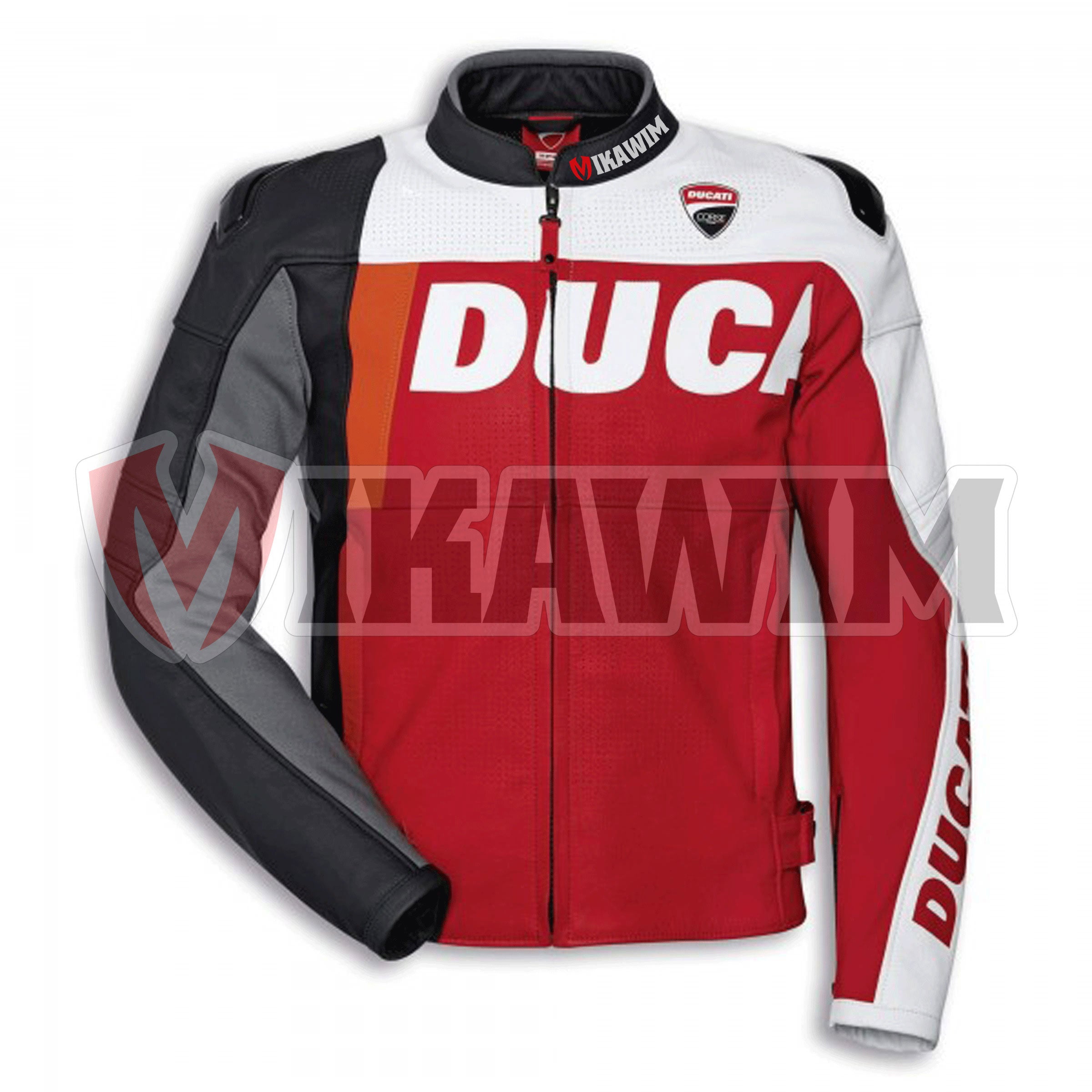 Ducati Corse C2 Motorbike Racing Leather Jacket All Sizes