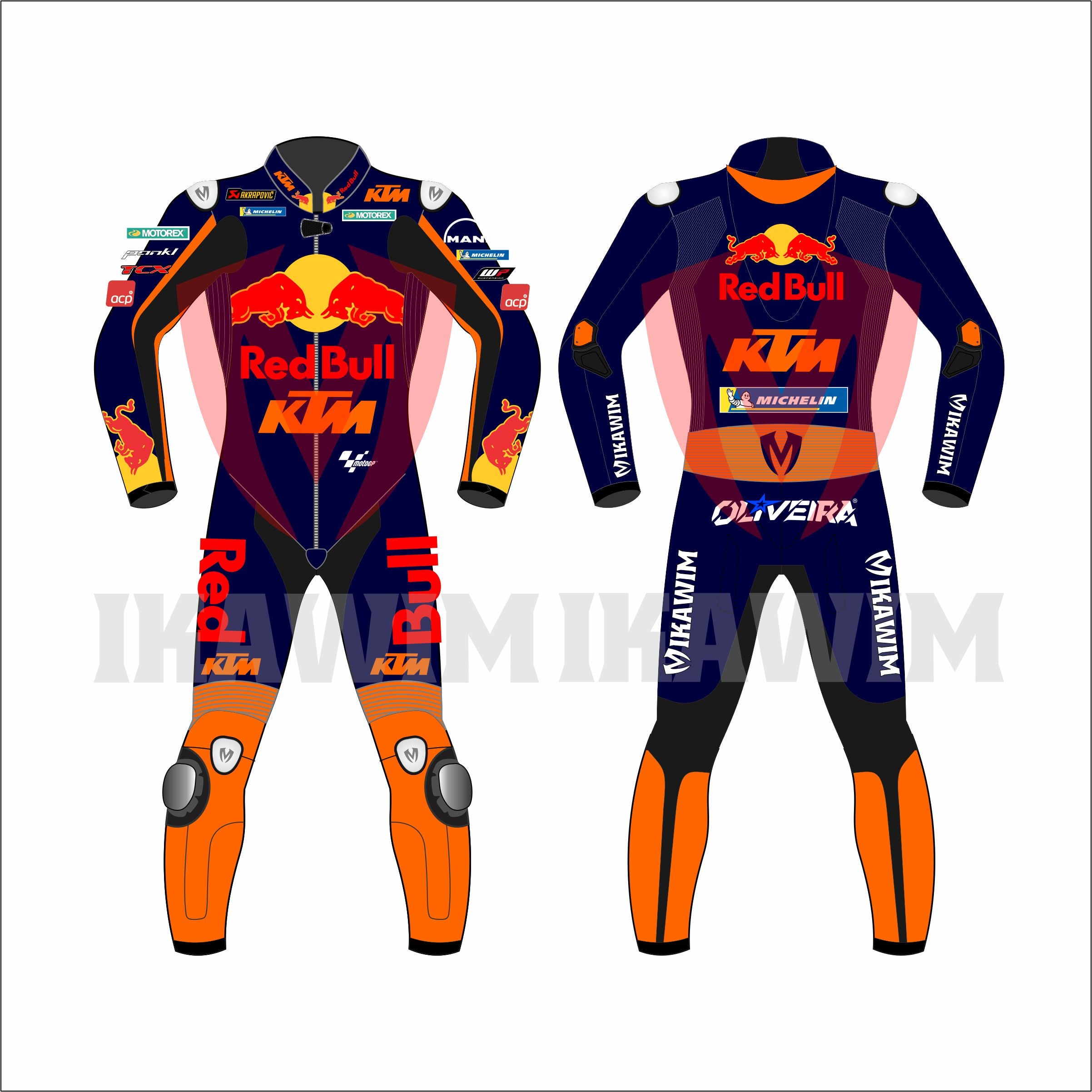 Miguel Oliveira KTM MOTOGP 2021 Motrobike Racing Leather Suit