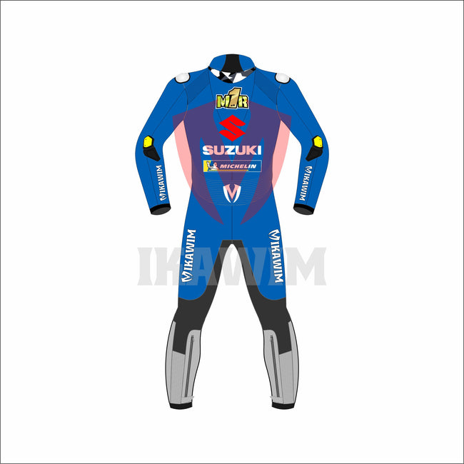 Joan Mir Suzuki MOTOGP 2021 Motrobike Racing Leather Suit