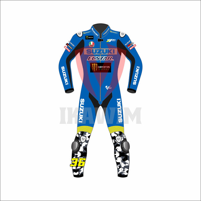 Joan Mir Suzuki MOTOGP 2021 Motrobike Racing Leather Suit