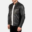 Men's Black Leather Jacket