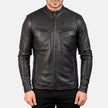 Men's Black Leather Jacket