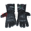 K Monster Black Motorbike Racing Leather Gloves