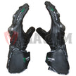 K Monster Black Motorbike Racing Leather Gloves