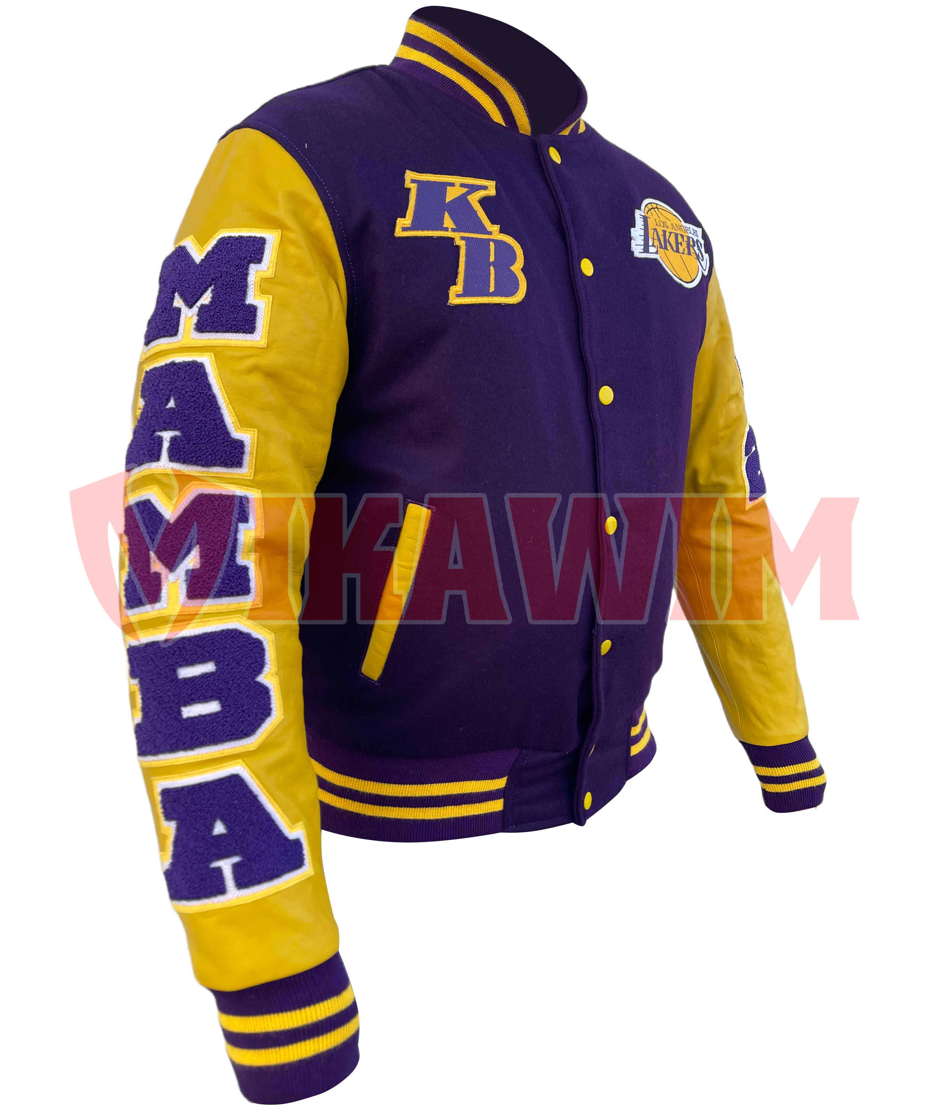 Kobe Bryant Los Angeles Lakers Basketball Varsity Wool Jacket Letterman Bomber