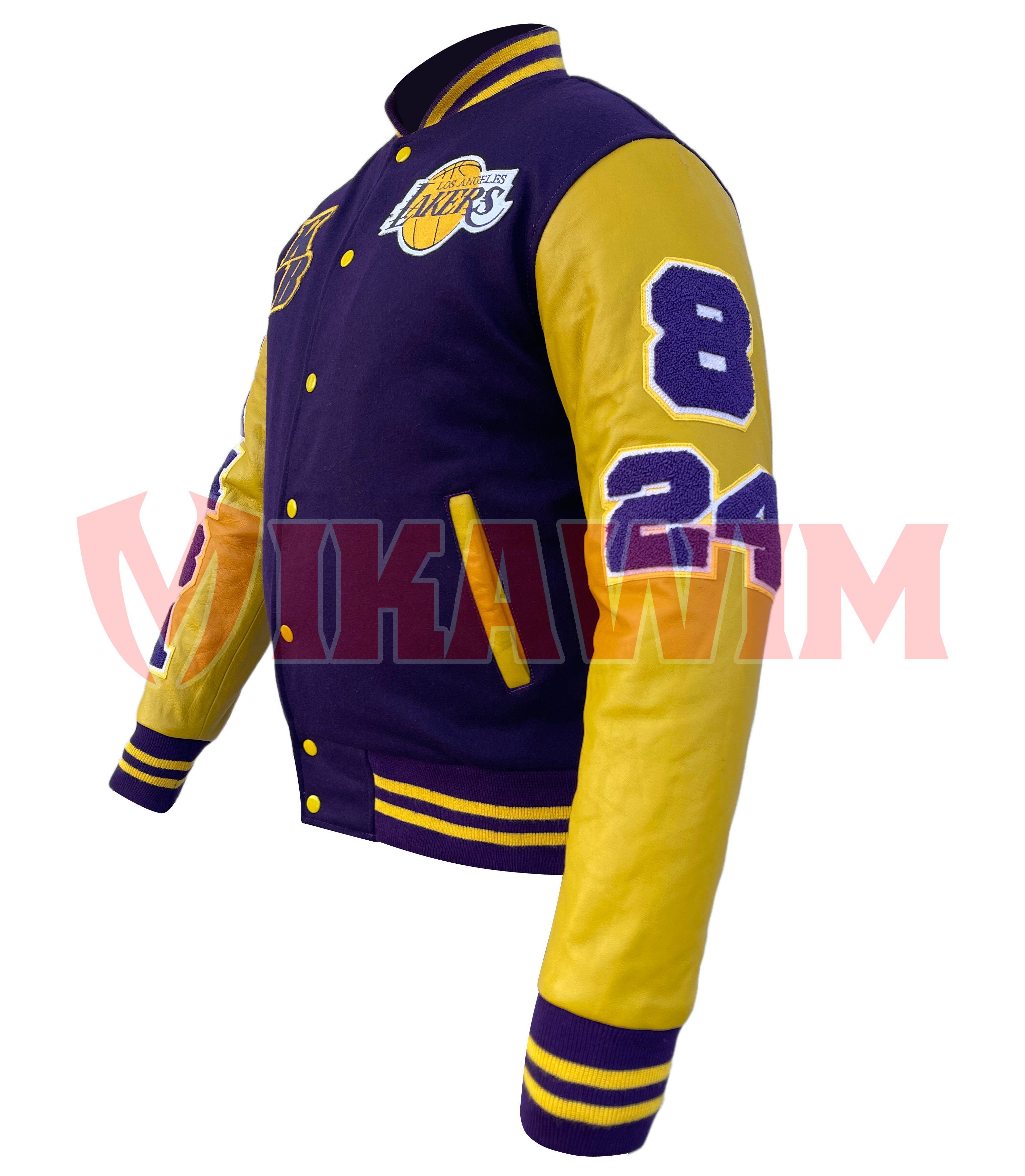 Kobe Bryant Los Angeles Lakers Basketball Varsity Wool Jacket Letterman Bomber