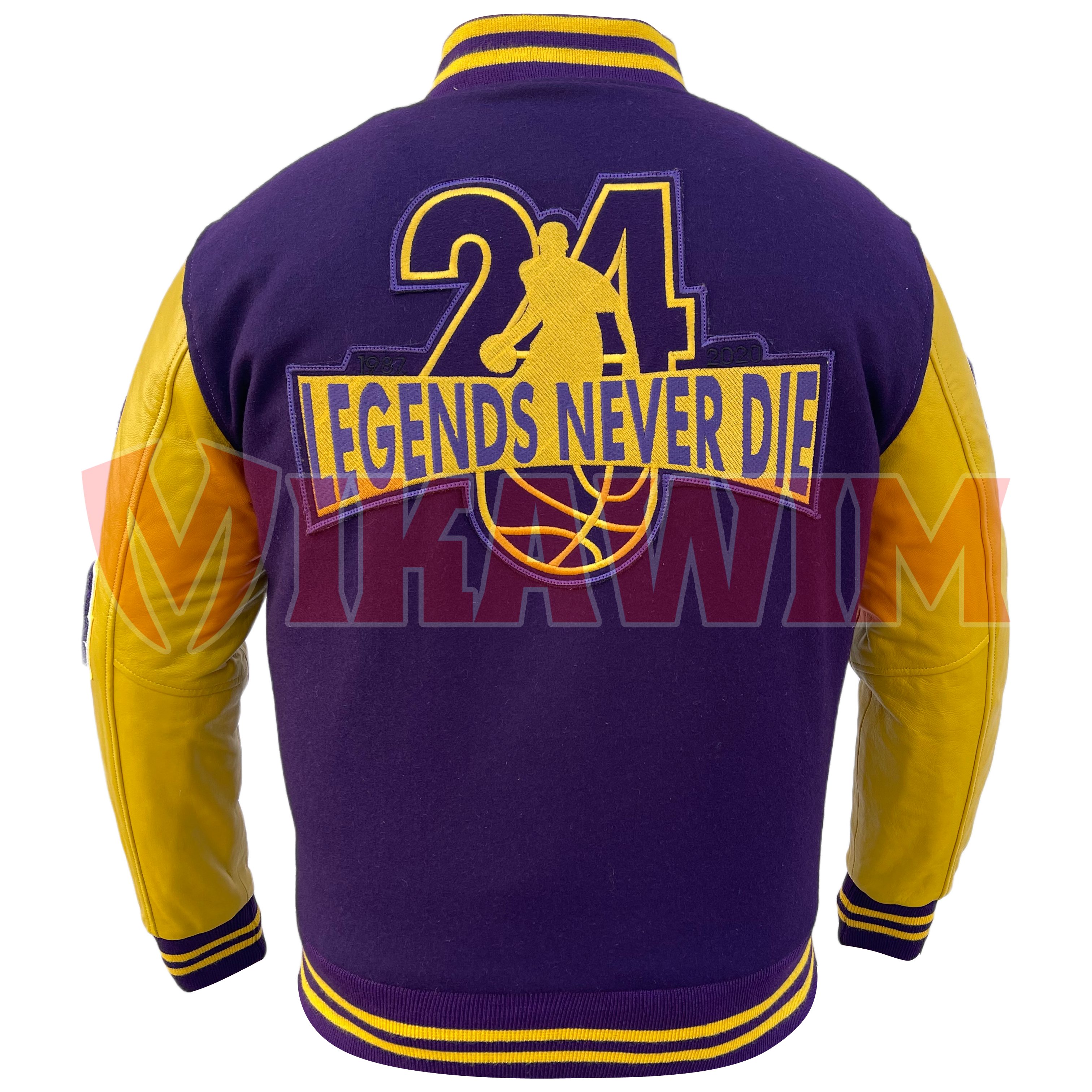 Kobe Bryant Los Angeles Lakers Basketball Varsity Wool Jacket Letterman Bomber