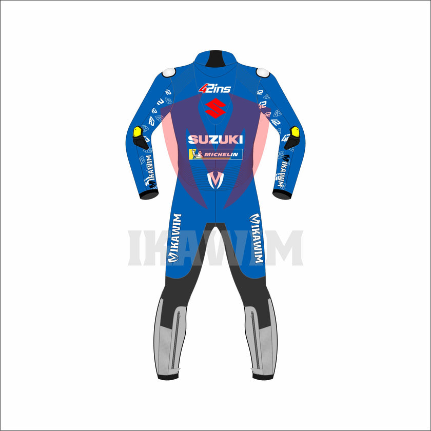 Suzuki Alex Rins 2021 Motrobike Racing Leather Suit
